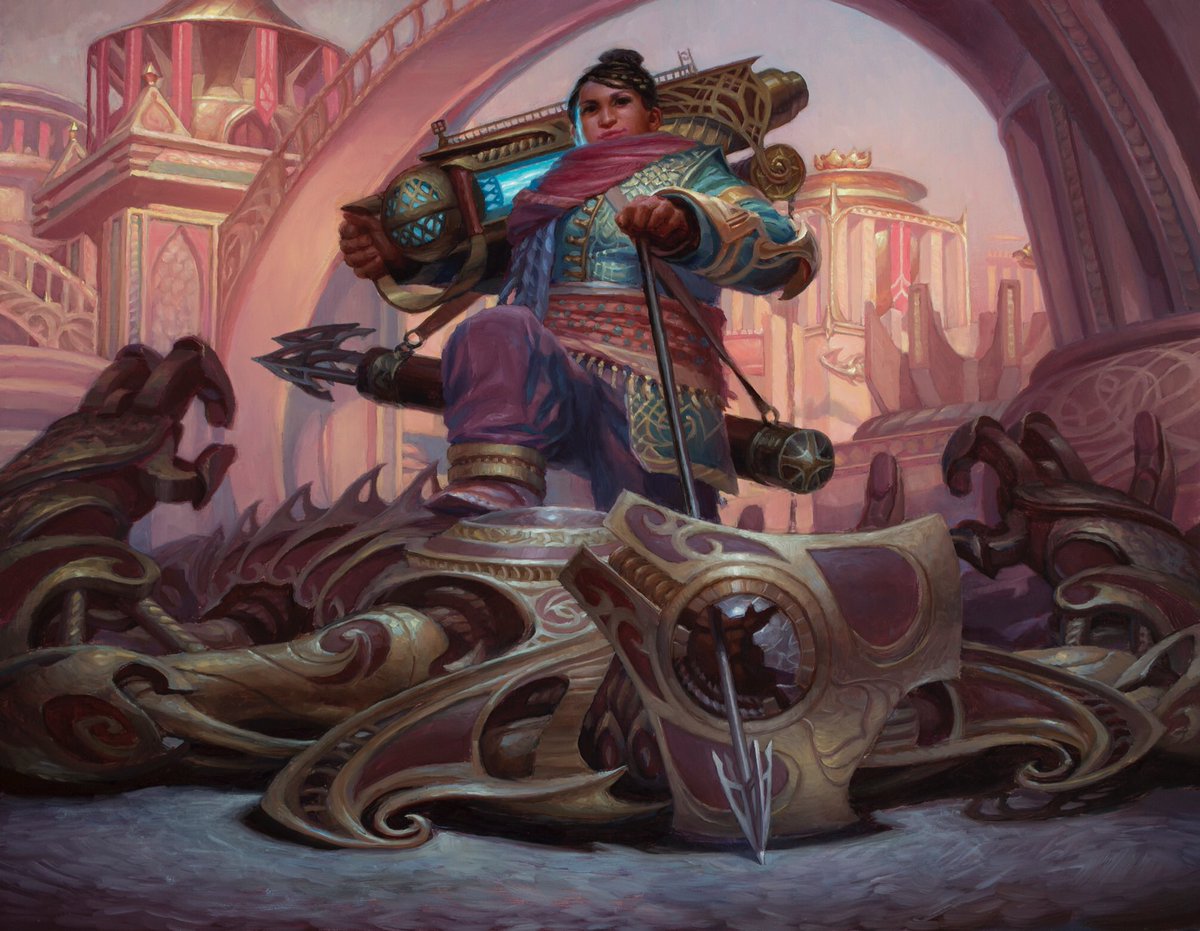 Deadeye Harpooner - Aether Revolt MtG Art