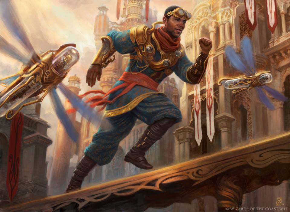 Maverick Thopterist - Aether Revolt MtG Art