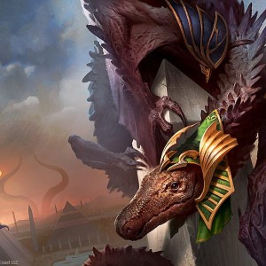 Angler Drake - Amonkhet MtG Art