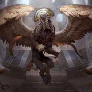 Consecrated Sphinx (Invocations) - Amonkhet MtG Art