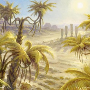 Forest 4 - Amonkhet MtG Art