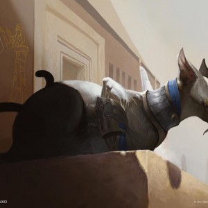 Graceful Cat - MtG Art