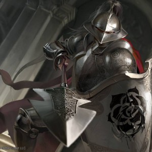 Throne Warden - MtG Art