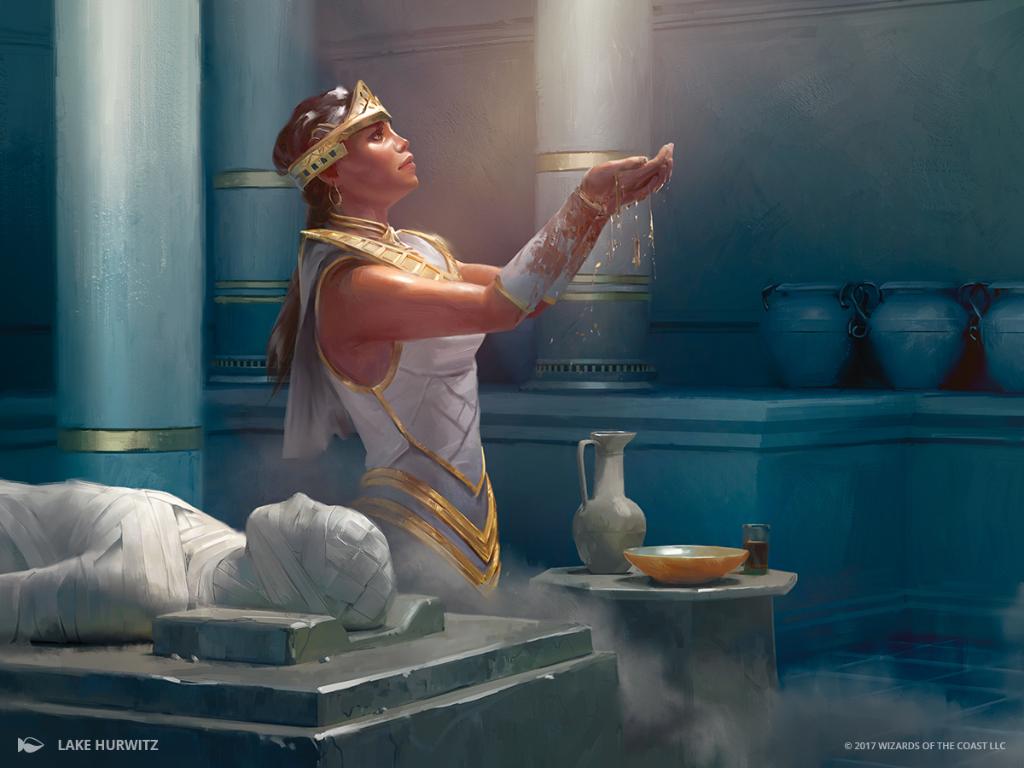 Anointer Priest - Amonkhet MtG Art