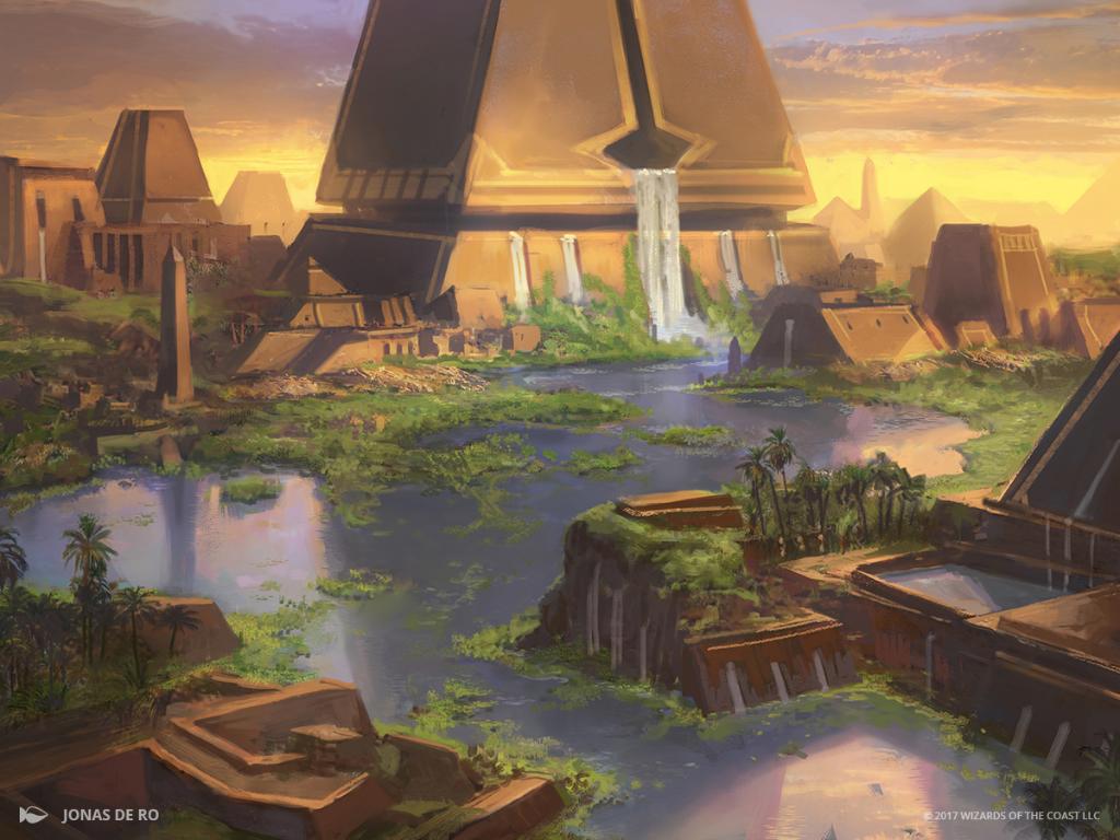 Bounty of the Luxa - Amonkhet MtG Art