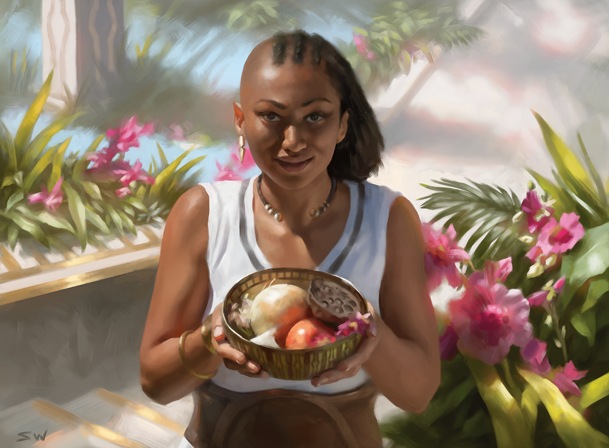 Oashra Cultivator - Amonkhet MtG Art