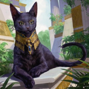 Sacred Cat - Amonkhet MtG Art