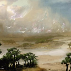 Scattered Groves - Amonkhet MtG Art