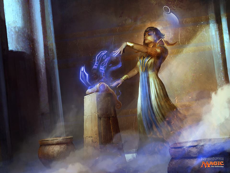 Scribe of the Mindful - Amonkhet MtG Art