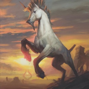 Crested Sunmare - Amonkhet MtG Art