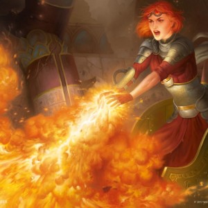 Inferno Jet - Hour of Devastation MtG Art