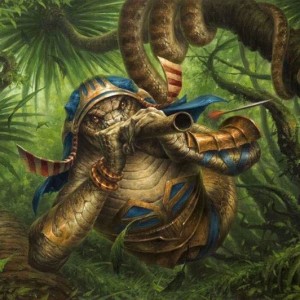 Harrier Naga - MtG Art