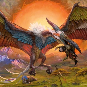 Kinjalli’s Sunwing - Ixalan MtG Art