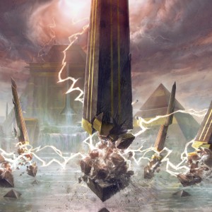 Shatterstorm (Invocations) - MtG Art