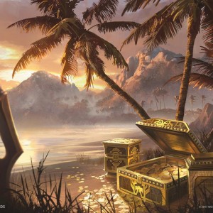 Treasure Cove - Ixalan MtG Art