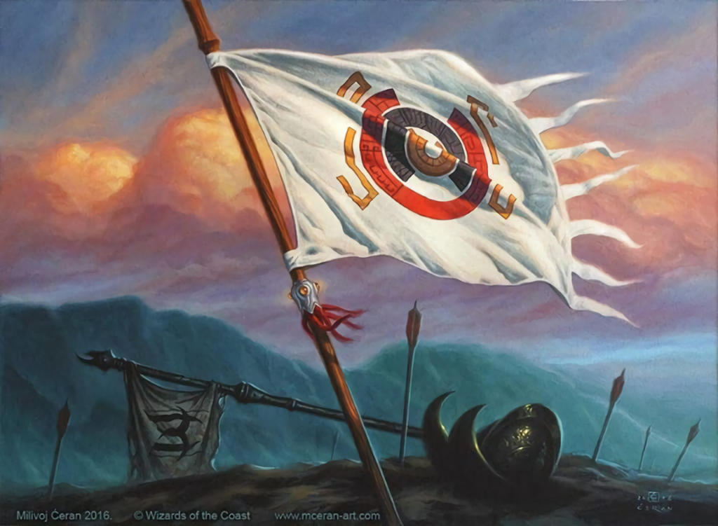 Vanquisher's Banner MtG Art from Ixalan Set by Milivoj Ceran - Art of ...