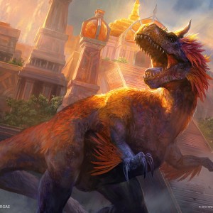 Burning Sun’s Avatar - Ixalan MtG Art