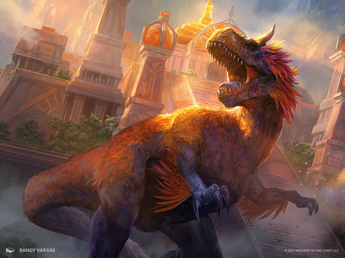 Burning Sun’s Avatar - Ixalan MtG Art