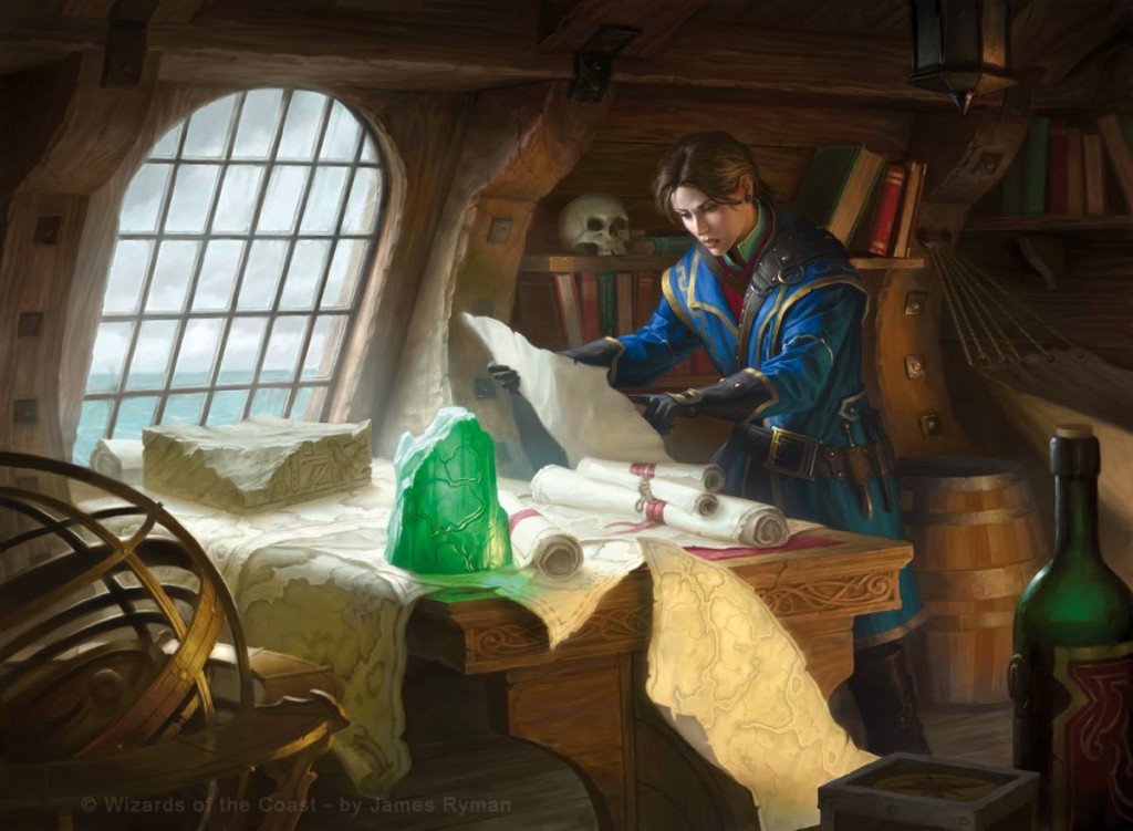 Chart a Course MtG Art from Ixalan Set by James Ryman Art of Magic