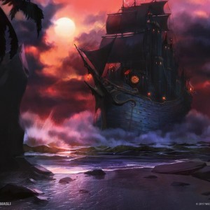 Conqueror’s Galleon - Ixalan MtG Art