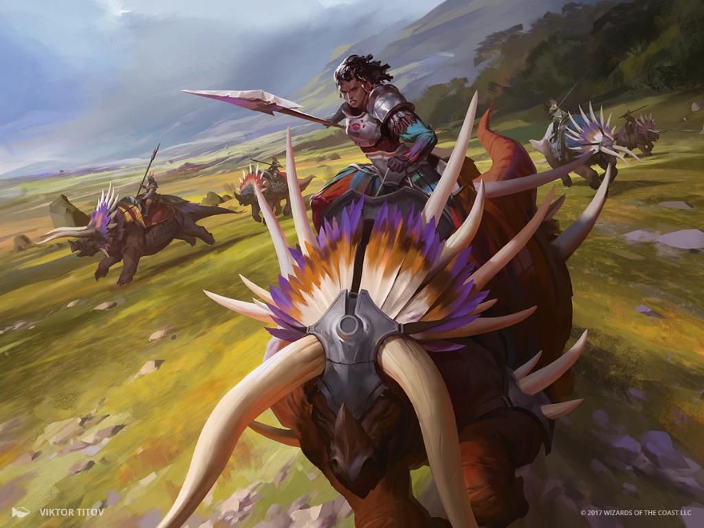 Imperial Lancer - Ixalan Art