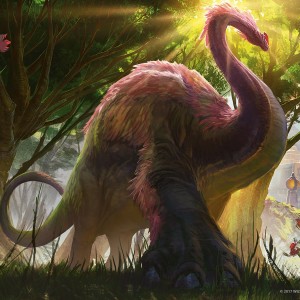 Verdant Sun’s Avatar - Ixalan MtG Art