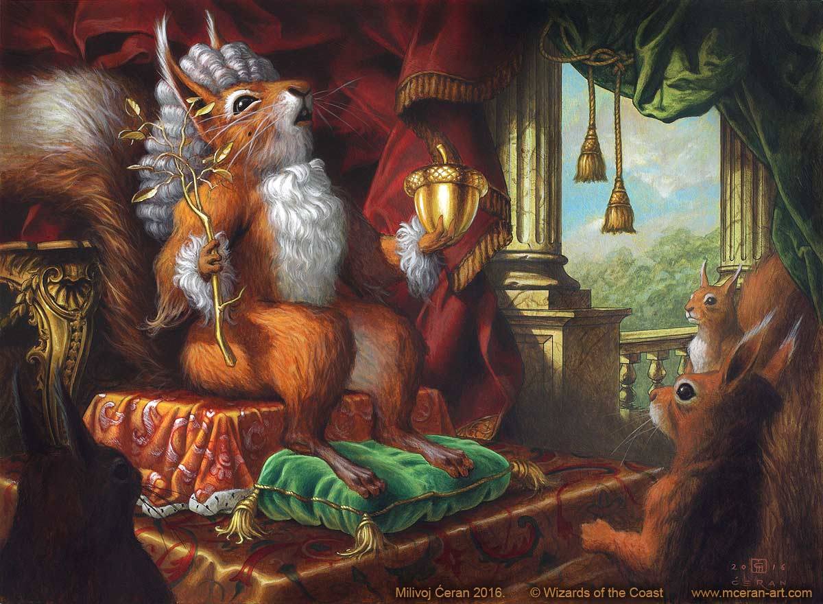 Earl of Squirrel - Unstable MtG Art