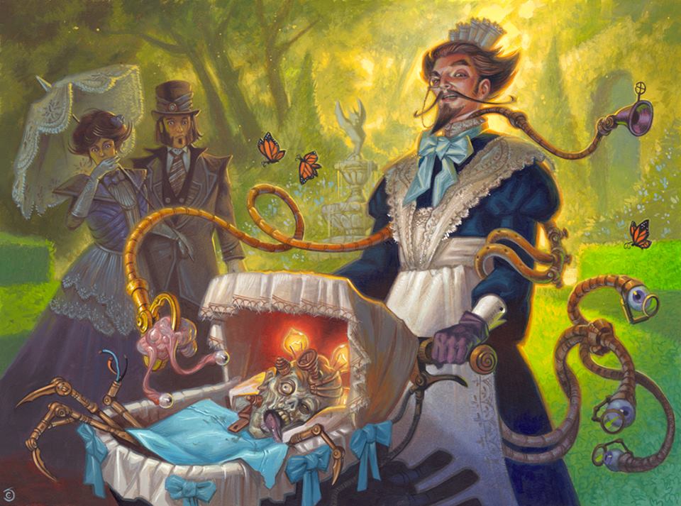 Suspicious Nanny - Unstable MtG Art