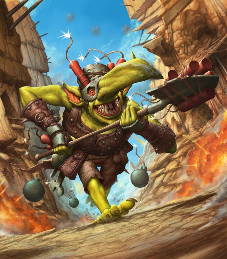 Goblin Token Magic the Gathering Art from Unstable Set by Dave Allsop.