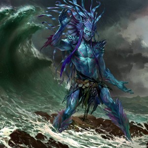 Master of Waves - MtG Art