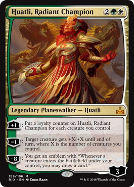 Huatli, Radiant Champion MtG Art from Rivals of Ixalan Set by Chris ...