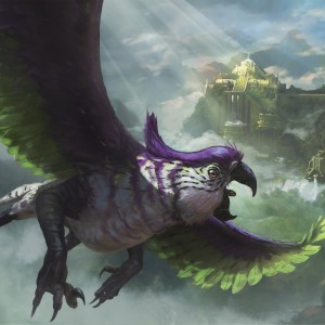 Resplendent Griffin - Rivals of Ixalan MtG Art