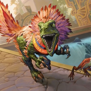 Sun Collared Raptor - Rivals of Ixalan MtG Art