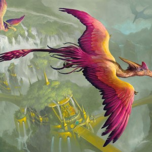 Sun-Crested Prerodon - Rivals of Ixalan MtG Art