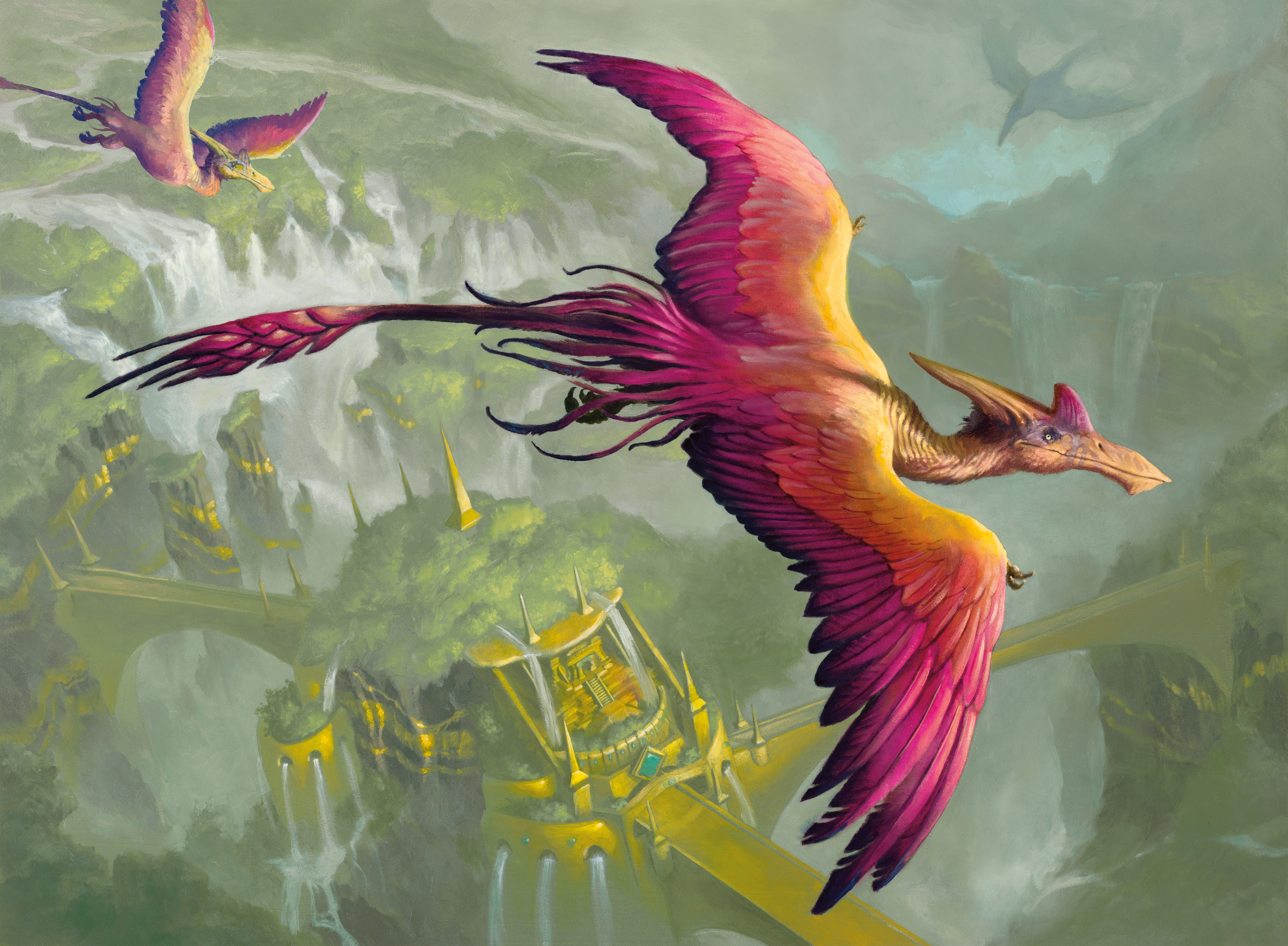 Sun-Crested Prerodon - Rivals of Ixalan MtG Art