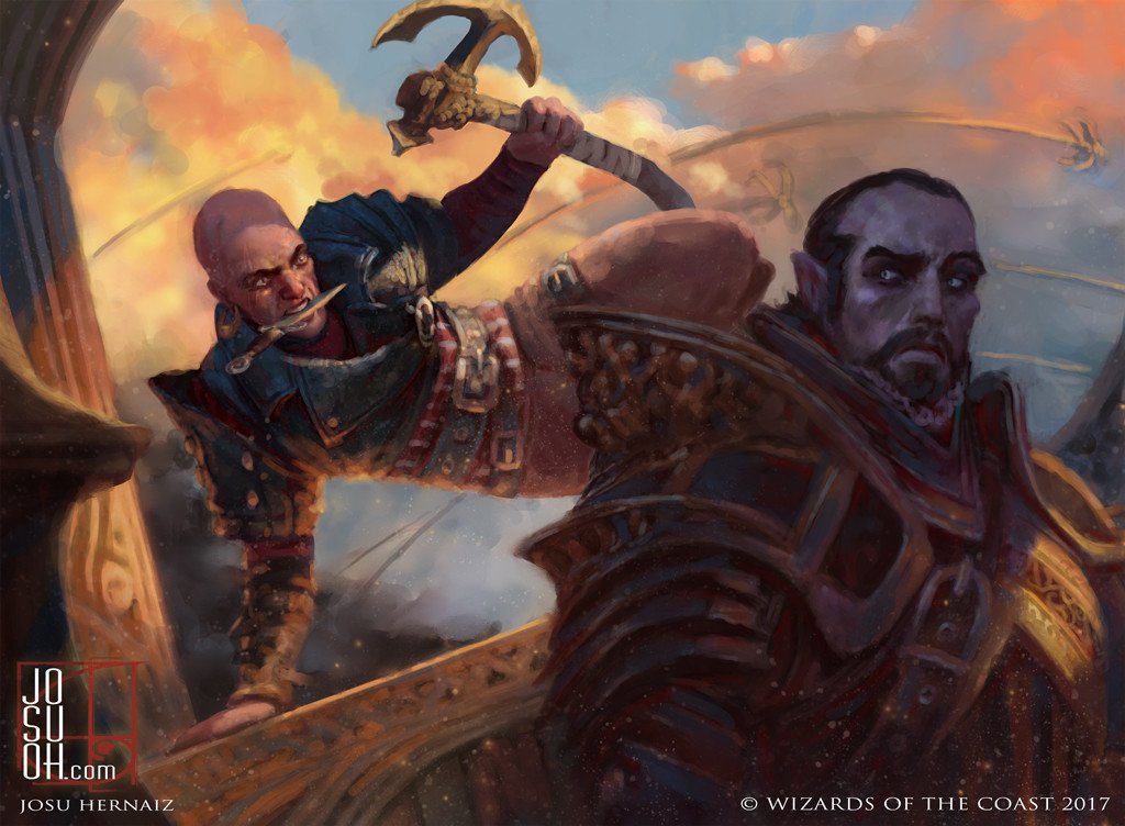 Swashbuckling - Ixalan MtG Art