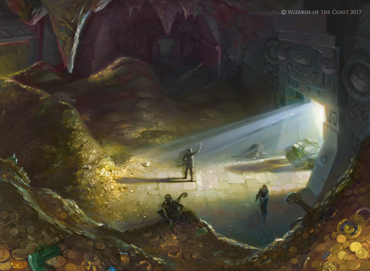 Vault of Catlacan - Rivals of Ixalan MtG Art