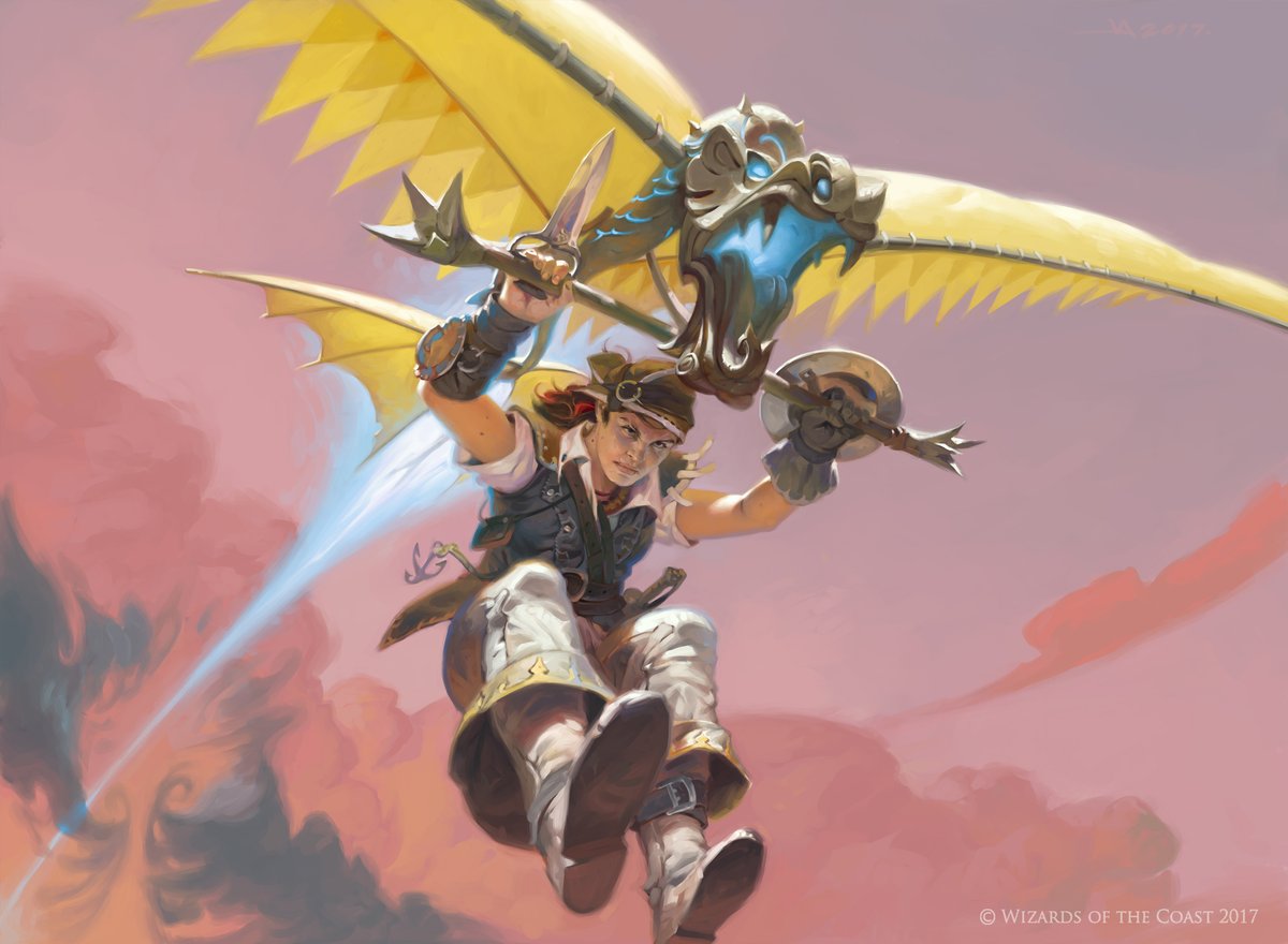 Warkite Marauder - Rivals of Ixalan MtG Art