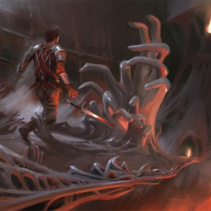 Ensnaring Bridge - MtG Art