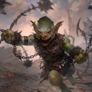 Goblin Chainwhirler - Dominaria MtG Art