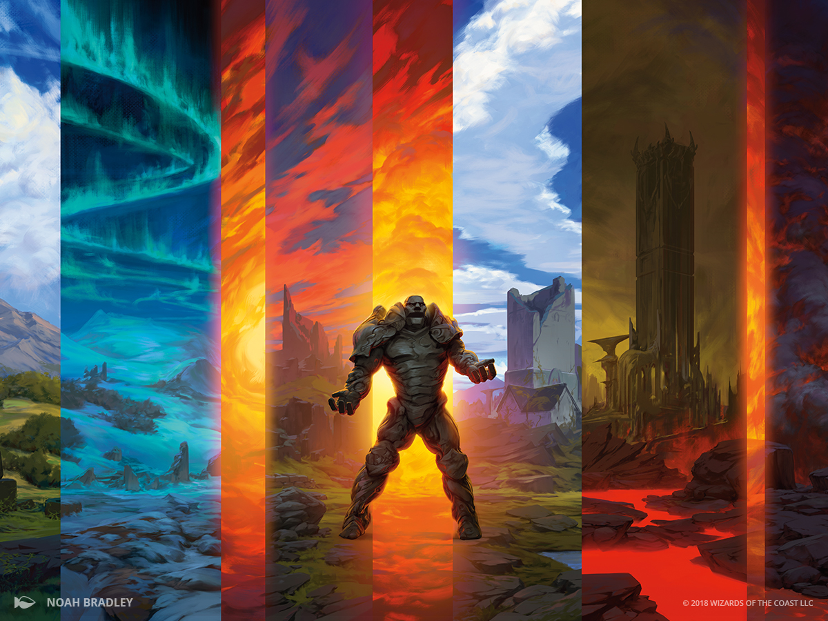 Karn's Temporal Sundering MtG Art from Dominaria Set by Noah