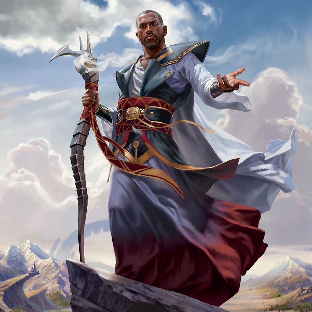 Teferi MtG Art from Dominaria Set by - Art of Magic: the Gathering