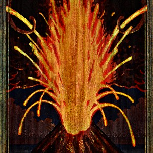 The First Eruption - Dominaria MtG Art