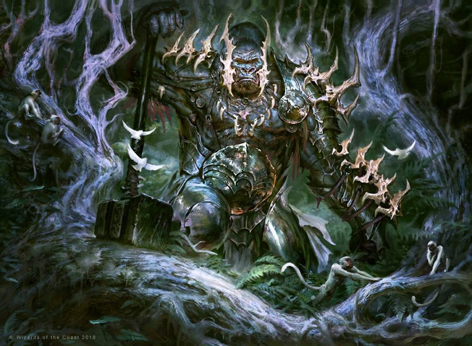 Grunn, the Lonely King - Dominaria MtG Art