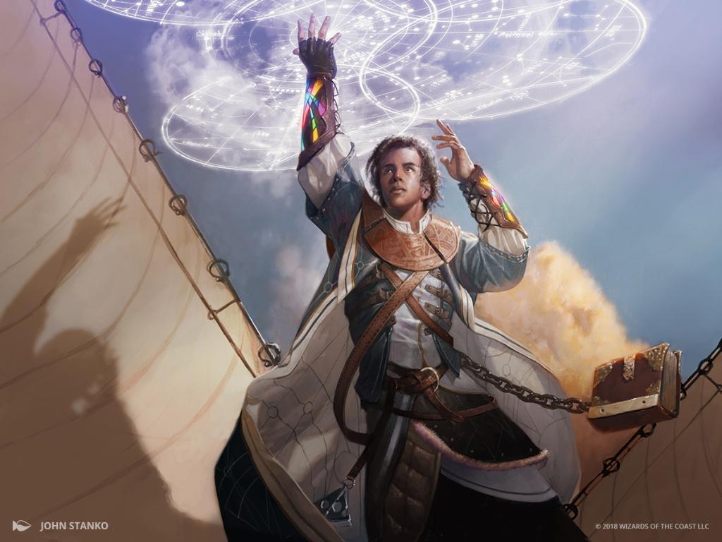 Raff Capashen, Ship’s Mage - Dominaria MtG Art