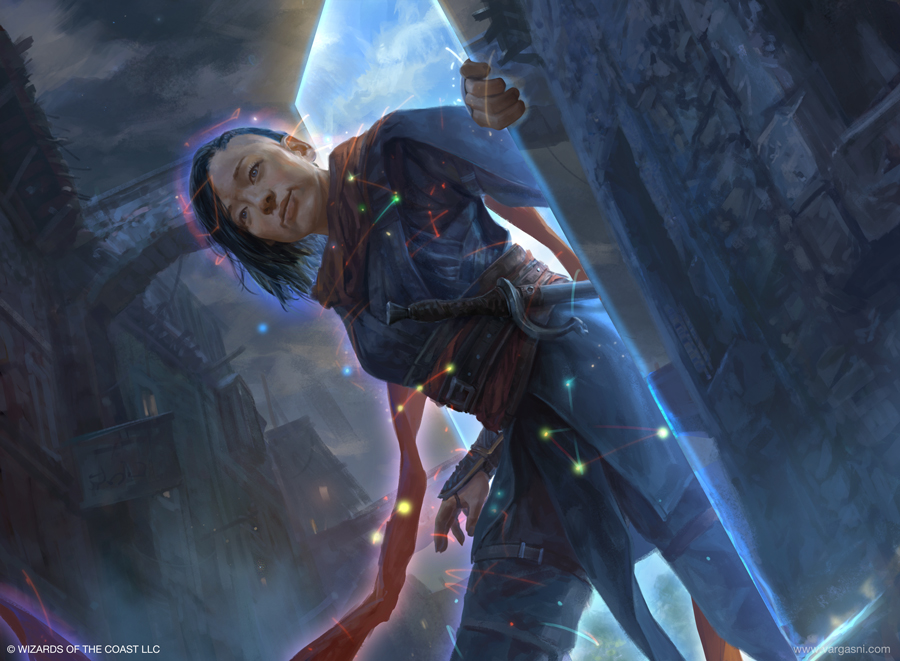 Tetsuko Umezawa, Fugitive - Dominaria MtG Art