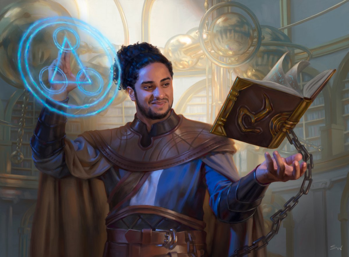 Tolarian Scholar - Dominaria MtG Art