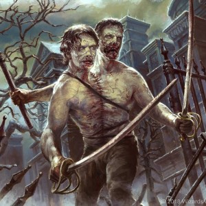 Two-Headed Zombie - Core Set 2019 Art