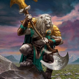 Ajani, Wise Counselor - Core 2019 Art