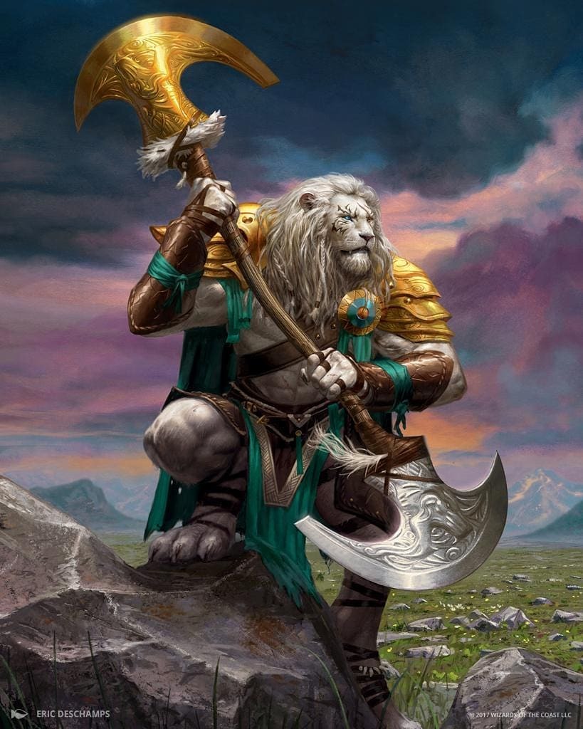 Ajani, Wise Counselor - Core 2019 Art